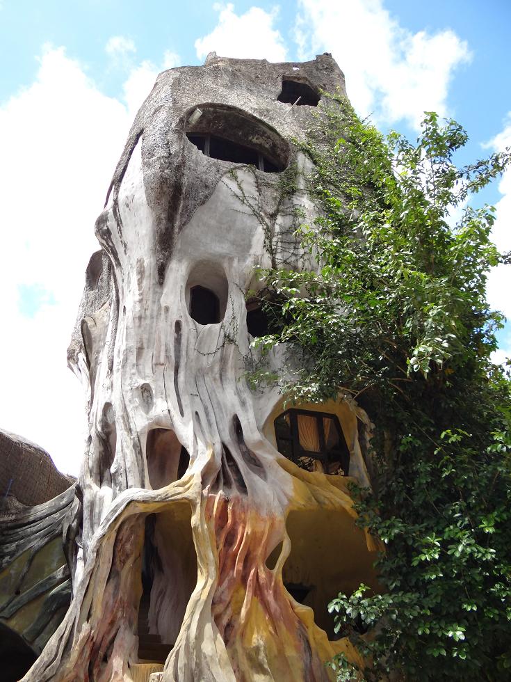 The Crazy House was formally called “Hang Nga Villa”; the change of name was made because some people copied its original name for their buildings.