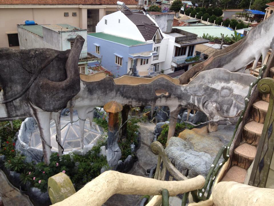 Climbing these stairs to top of the building can be a very interesting part if you are not the“acrophobia