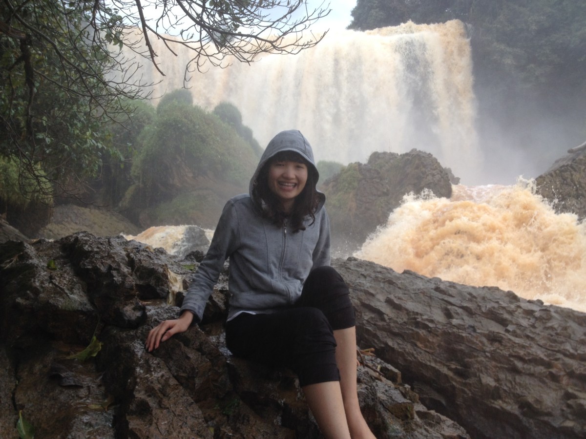 Me at the Elephant Water Fall